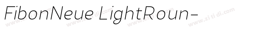 FibonNeue LightRoun字体转换 FibonNeue LightRoun字体转换